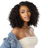 Sensationnel Curls Kinks & Co Synthetic Hair Glueless HD Lace Wig - Y PART KINKY RINGLET CURL 14